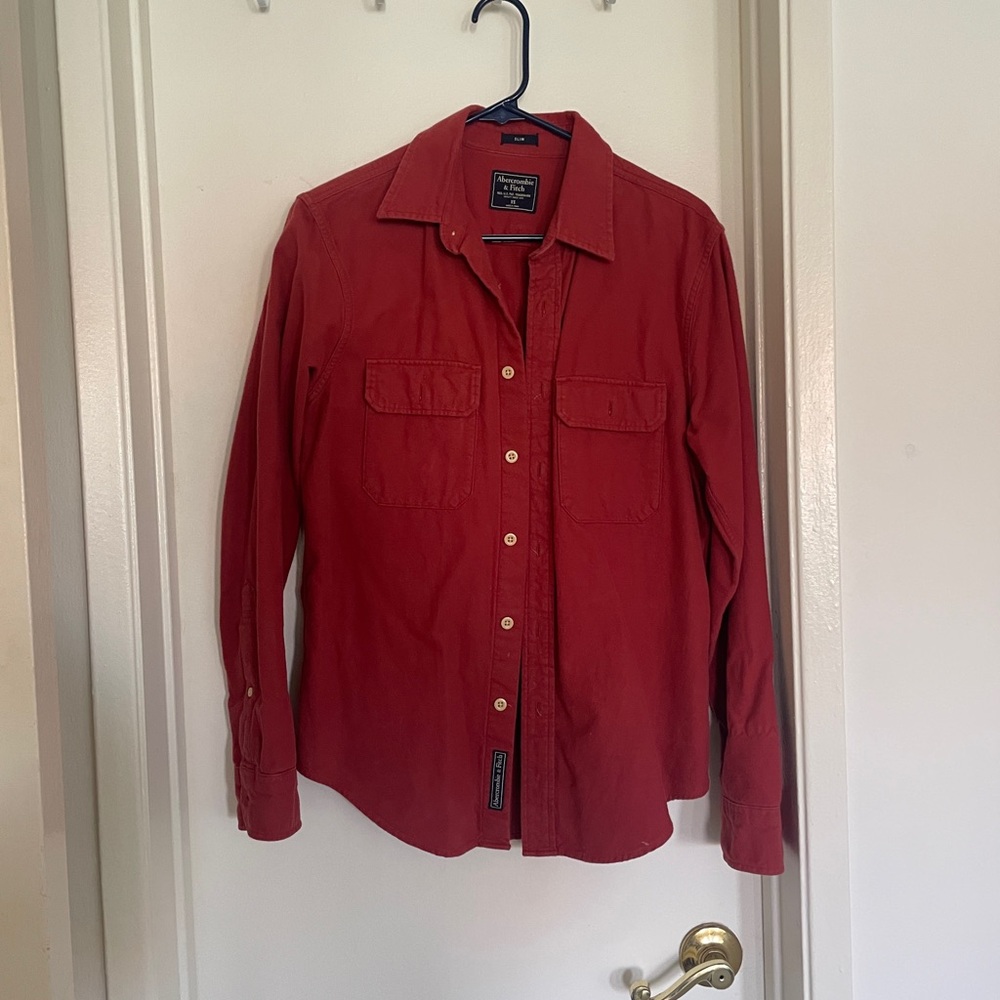 Abercrombie and Fitch Red Flannel